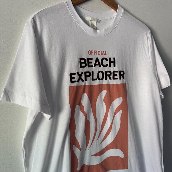 NWOT - H&M Printed T-Shirt Beach Explorer - Picture 3 of 7